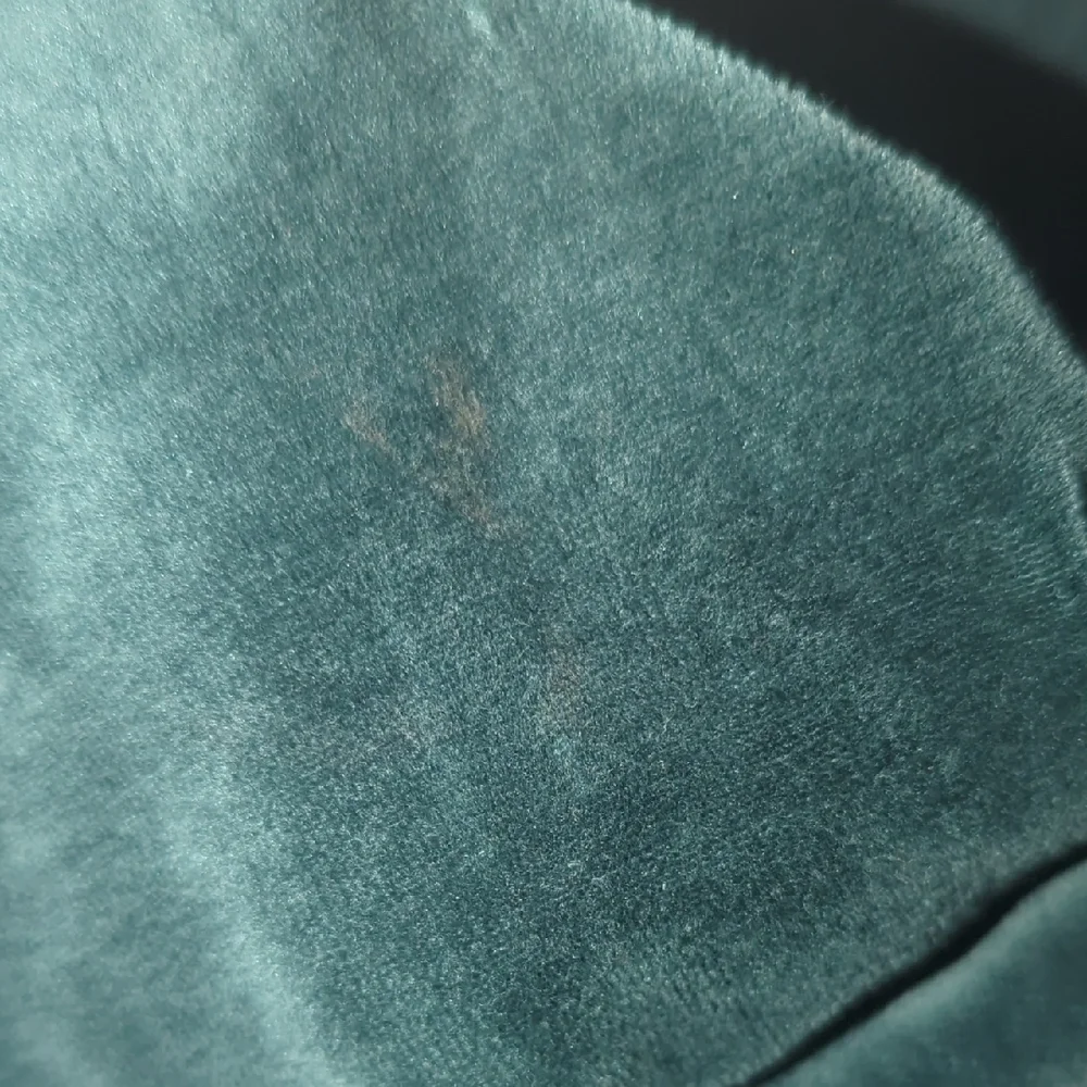 Talbots Green Velvet Cowlneck‎ Blouse Large *See Last 2 Pics For Actual Color* - Picture 6 of 7